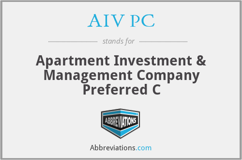 AIV PC - Apartment Investment & Management Company Preferred C